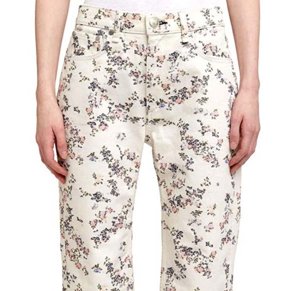Rag & Bone micro floral boy jeans